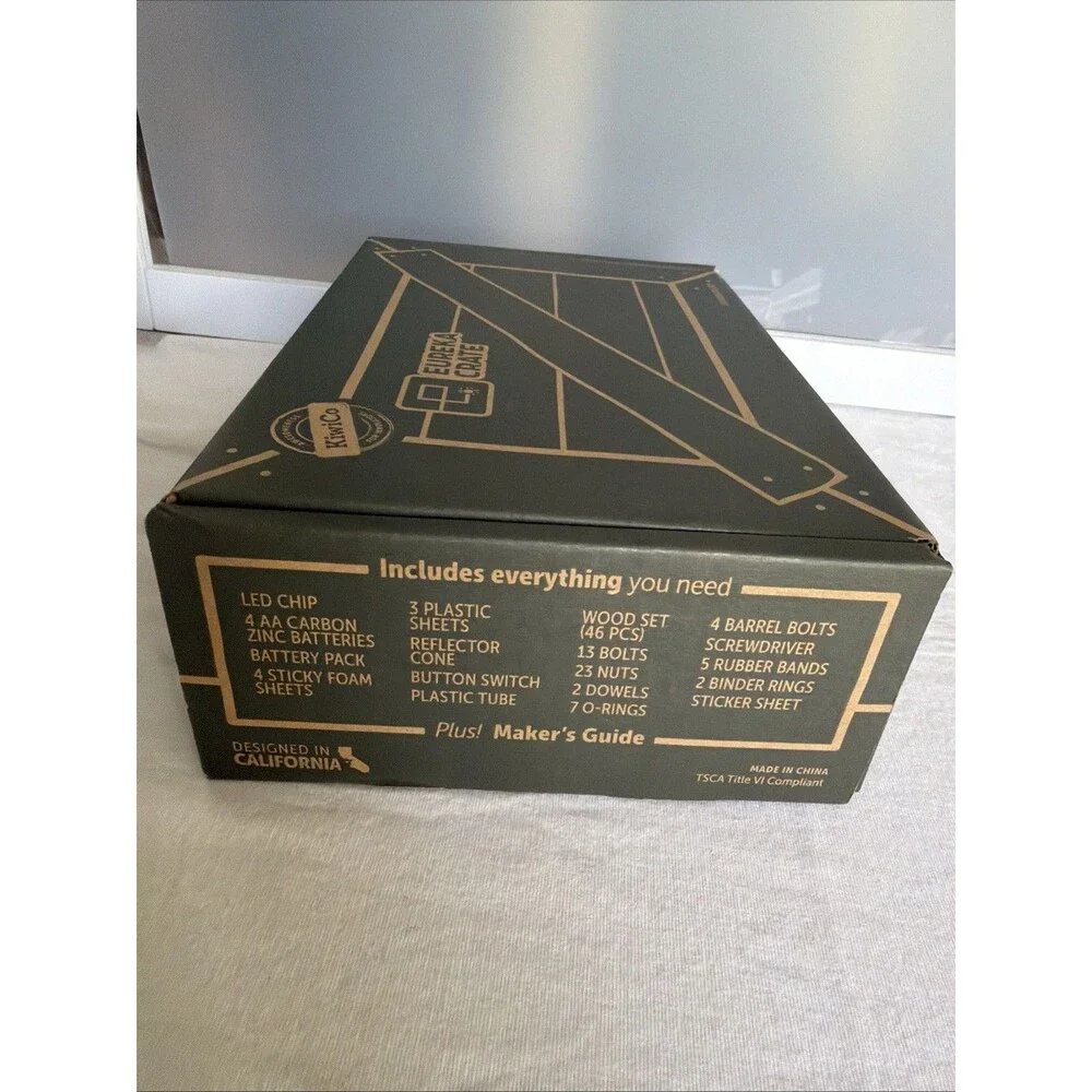 Eureka KiwiCo Craft Kit Build Your Own 2-in-1 Lantern 14+ New Sealed